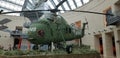 A Marine Corps Sikorsky UH-34D display at the National Marine Corps Museum