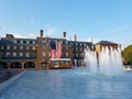 Market Square and City Hall in Old Town, Alexandria, Virginia. Royalty Free Stock Photo