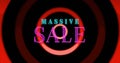 Image of massive sale and moving colorful circles