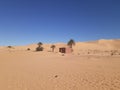 The image of me is a view from one of the desert algeria areas and tourist areas as they returned the effects and stunning eating Royalty Free Stock Photo