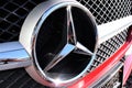 An image of a Mercedes logo - Hameln/Germany - 07/18/2017 Royalty Free Stock Photo