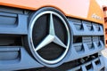 An image of a mercedes truck logo arocs - Reinerbeck/Germany - 09/21/2017