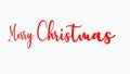THIS IS THE IMAGE OF merry christmas QUOTE Royalty Free Stock Photo