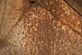 Metal surface with iron rust Grunge rusty texture and background. Royalty Free Stock Photo