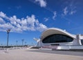 Image of modern office buildings in central Royalty Free Stock Photo