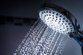 The silver shower head close up Royalty Free Stock Photo