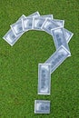 Image of money grass background