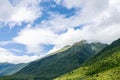 Mountain scenery at south island New Zealand Royalty Free Stock Photo