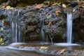 Image of a mountain waterfall.