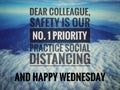 Image with wordings or quotes for happy wednesday