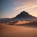 The mountains are in the north of Saudi Arabia. Royalty Free Stock Photo