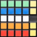 Image of a multicolored squares background, block pattern , square format Royalty Free Stock Photo