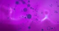 Image of multiple 3d purple molecules