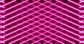 Image of multiple glowing neon pink diagonal lines crossing on seamless loop