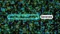 image and music generator concept image