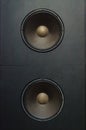 Two woofer speakers Royalty Free Stock Photo