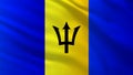 image of the national flag of Barbados