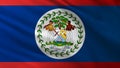 image of the national flag of Belize