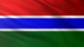 image of the national flag of the Republic of Gambia