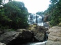 This image is natural waterfall rathna ella