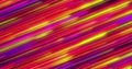 Image of neon colourful lines moving on black background Royalty Free Stock Photo