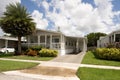 Image of a new mobile home with carport