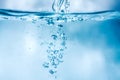 water air bubbles background Royalty Free Stock Photo