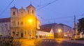 Image of night streets of Bratislava