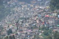Full city view of the darjeeling india Royalty Free Stock Photo
