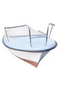 Image of an oared boat Royalty Free Stock Photo