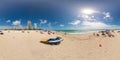 360 image ocean rescue waverunners on Miami Beach Labor Day Weekend