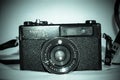 Yashica MG-1 old camera Royalty Free Stock Photo