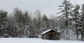 Winter Barn