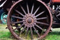 Old Rusted Metal Tractor Tires