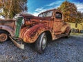 An image of an old rusty vintage car Royalty Free Stock Photo