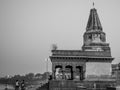 Image of Old Temple on riverside at Pandharpur