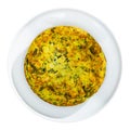 Image of Omelette with spinach Royalty Free Stock Photo