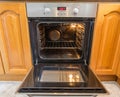 Open oven with hot air ventilation Royalty Free Stock Photo