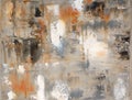 Brown and Beige Abstract Art Painting