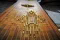 Image of Our Lady of Guadalupe in the New Basilica in Mexico City Royalty Free Stock Photo