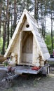 Image of an outhouse or outdoor toilet in the coun