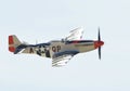 P-51D Mustang Man-O-war flying on clear day