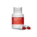 Image Packaging Painkiller Pils White Background