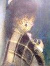 Image of a painting by Pierre Auguste Renoir Young woman with a veil. Canvas. Oil. 1870