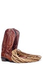 Image of a pair of brown cowboy boots