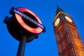 An image of the palace of Westminster with the underground