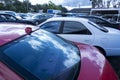 Image of parked cars Royalty Free Stock Photo