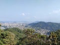 Image of a part of Guwahati city taken from Nilanchal hill.