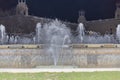 Image of a part of the magic fountain of Montjuic in Barcelona Spain
