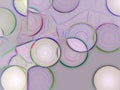 Wild Energetic Abstract Spheres Graphic Background in Violet Royalty Free Stock Photo